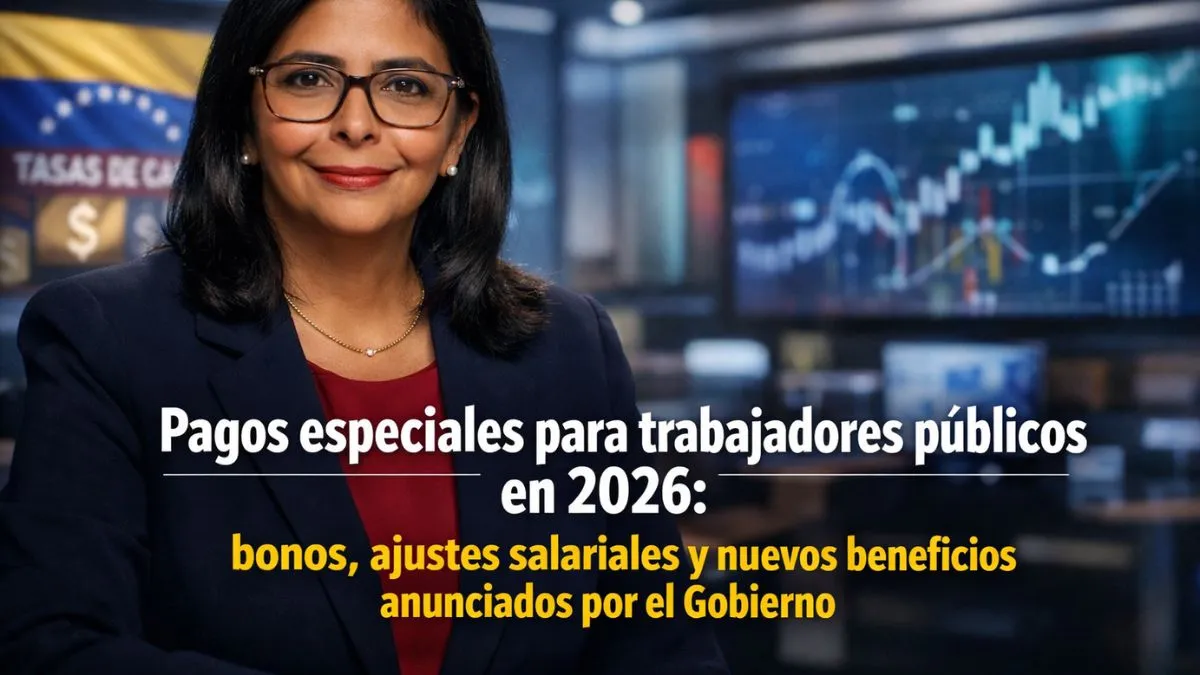 Pagos especiales para trabajadores públicos en 2026: bonos, ajustes salariales y nuevos beneficios anunciados por el Gobierno