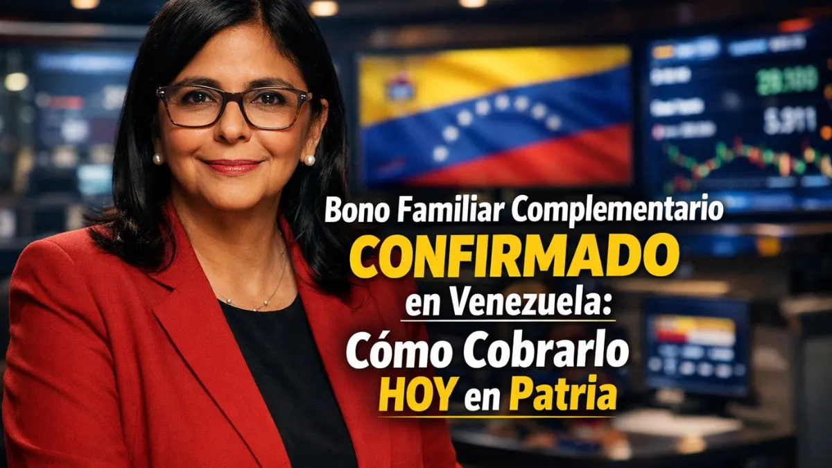 Bono Familiar Complementario CONFIRMADO en Venezuela: Cómo Cobrarlo HOY en Patria