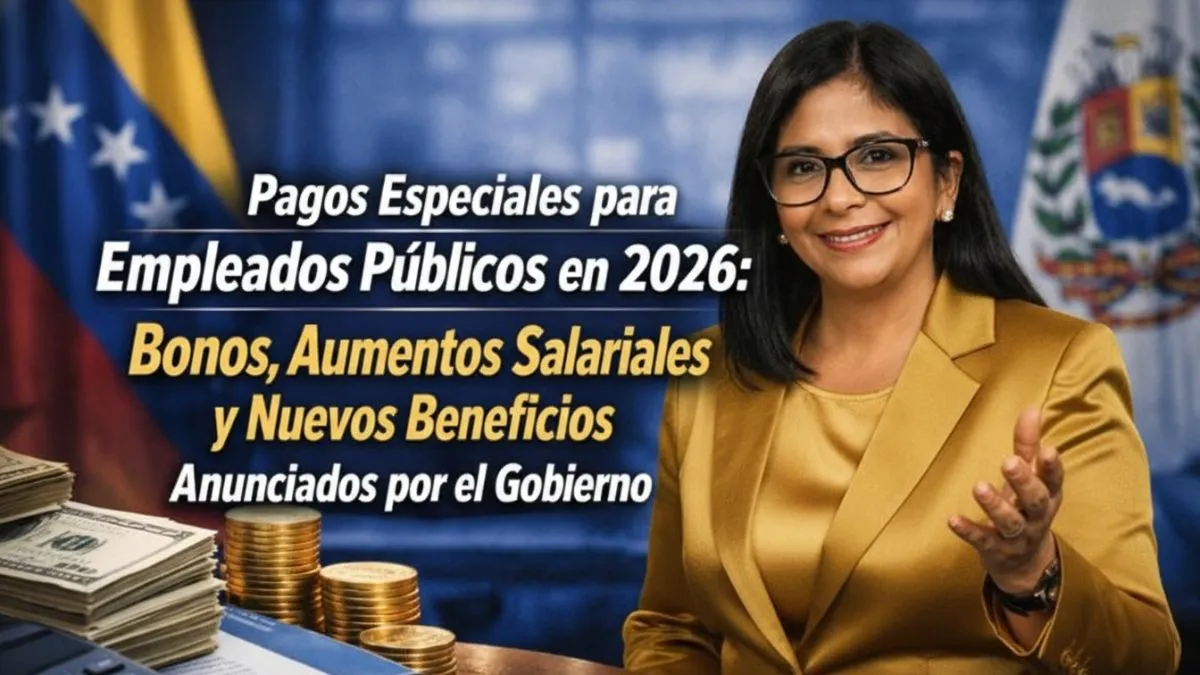 Empleados públicos celebran: Gobierno anuncia importantes pagos y mejoras para 2026